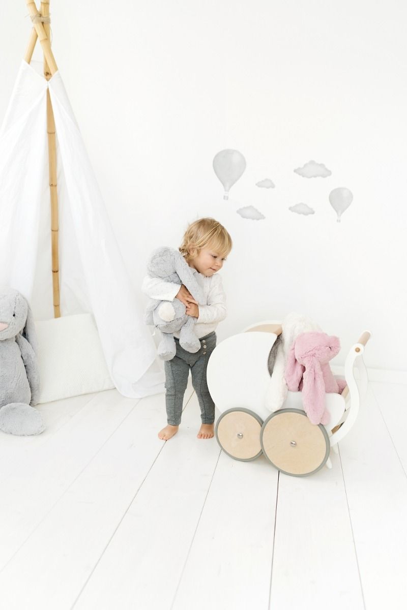 Kinderfeets wooden doll pram outlet