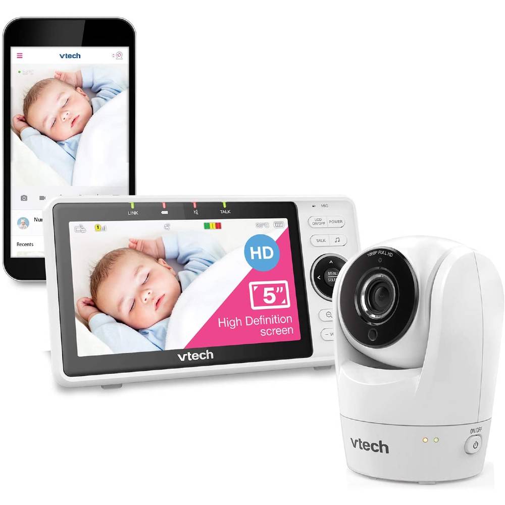 VTech RM901HD Smart WiFi Pan Tilt Video Monitor with Remote Access