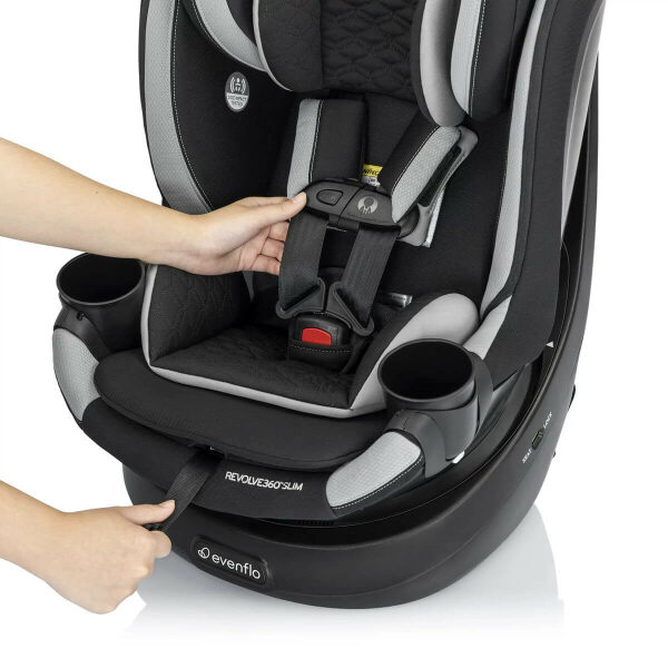 Evenflo Revolve 360 Slim Quick Clean Baby On The Move