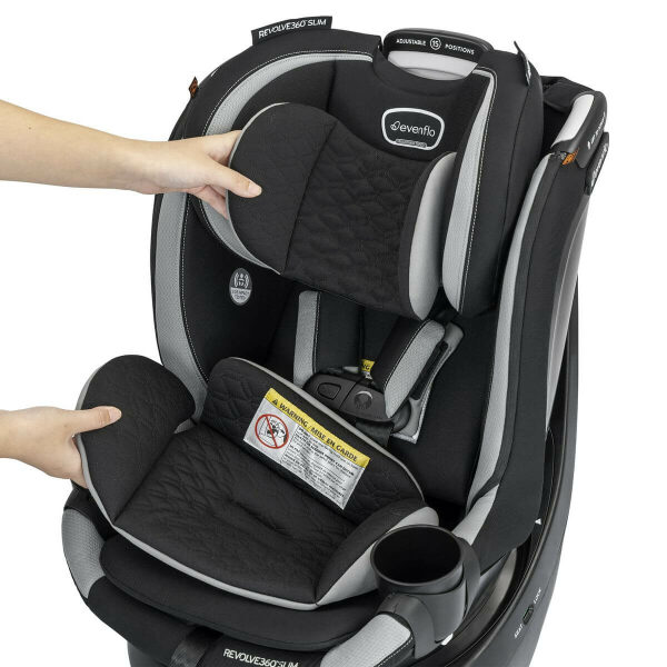 Evenflo Revolve 360 Slim Quick Clean Baby On The Move