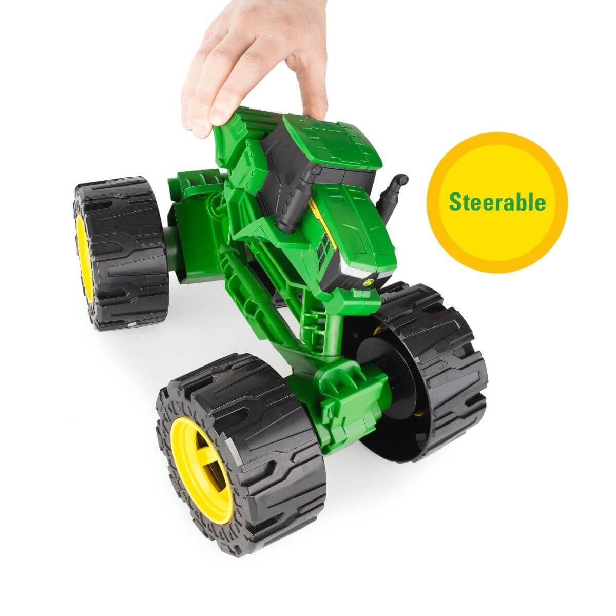 John deere monster cheap treads remote control tractor