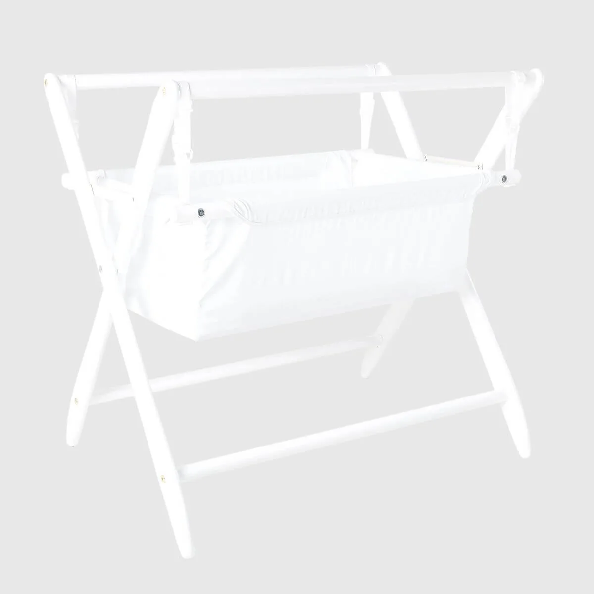 Cariboo Gentle Motions Bassinet Only White Fabric Baby On The Move